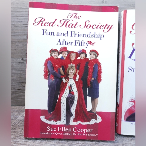 The Red Hat Society Bundle of 2 Books Hard and Paperback Inspirational - Picture 2 of 11
